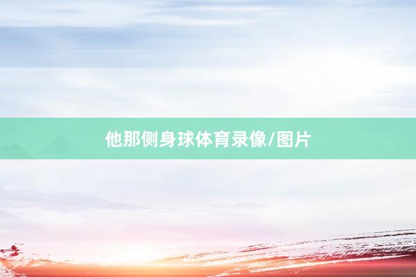 他那侧身球体育录像/图片