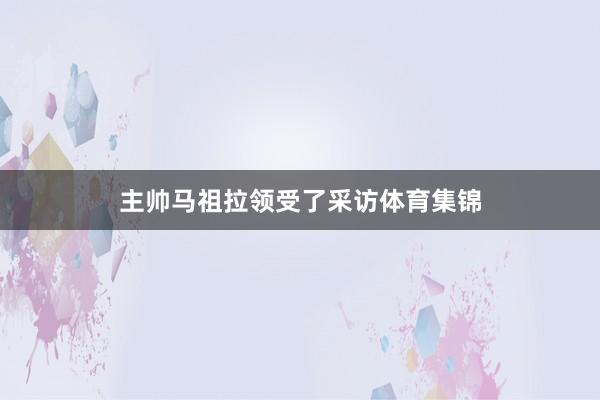 主帅马祖拉领受了采访体育集锦