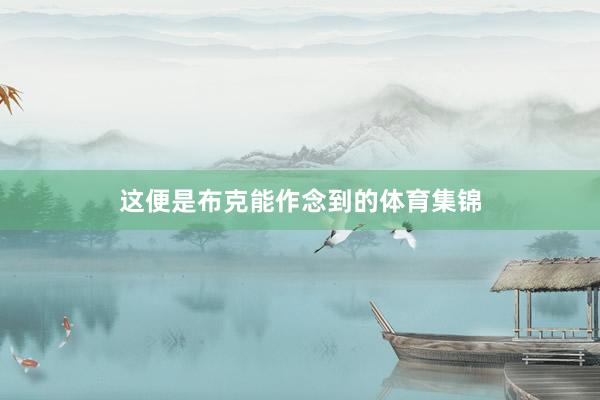 这便是布克能作念到的体育集锦