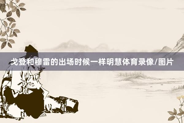 戈登和穆雷的出场时候一样明慧体育录像/图片