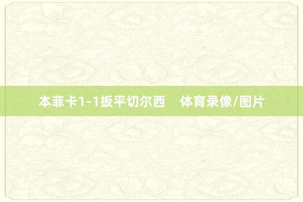 本菲卡1-1扳平切尔西    体育录像/图片