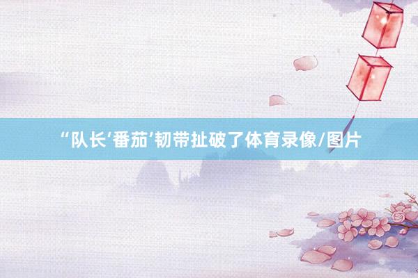 “队长‘番茄’韧带扯破了体育录像/图片