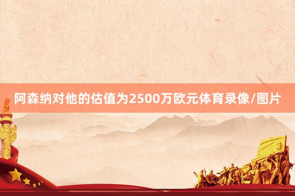 阿森纳对他的估值为2500万欧元体育录像/图片