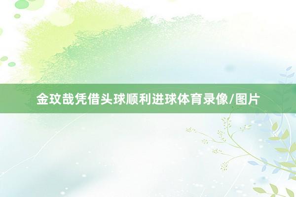 金玟哉凭借头球顺利进球体育录像/图片