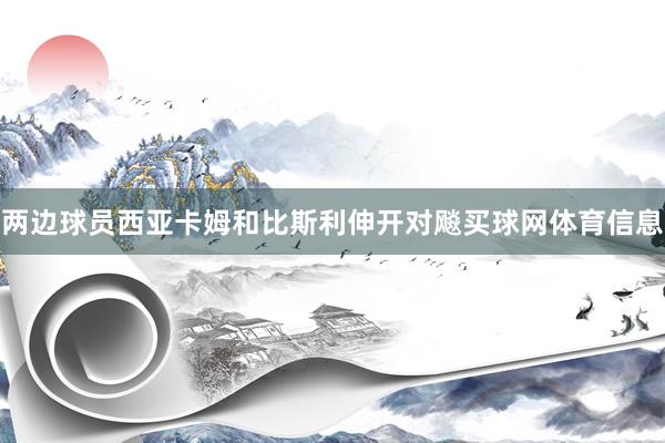 两边球员西亚卡姆和比斯利伸开对飚买球网体育信息