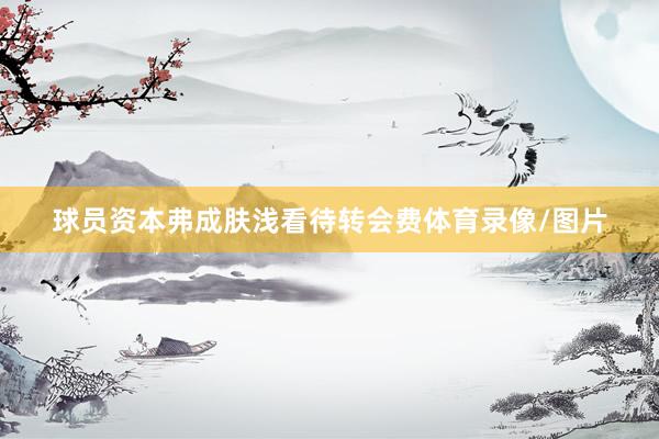 球员资本弗成肤浅看待转会费体育录像/图片