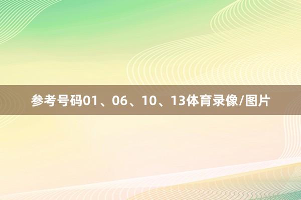 参考号码01、06、10、13体育录像/图片